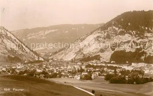 AK / Ansichtskarte Fleurier Panorama Fleurier