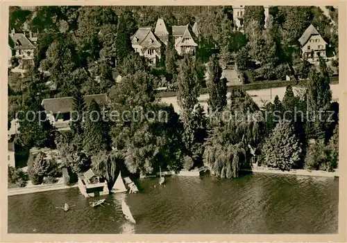 AK / Ansichtskarte La_Neuveville Institut Choisy avec jardin du lac Vue aerienne La_Neuveville
