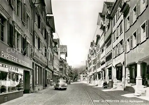 AK / Ansichtskarte Altstaetten_SG Marktgasse Altstaetten_SG