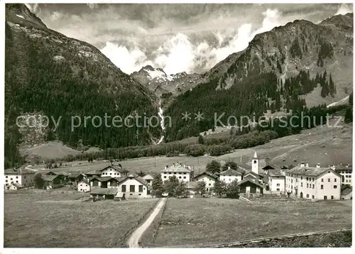 AK / Ansichtskarte Casaccia_GR Bergell mit Septimer 