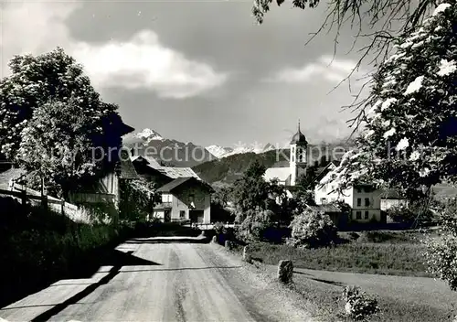 AK / Ansichtskarte Laax_GR mit Piz Ault und Piz Terri 