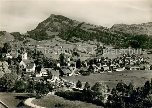 AK / Ansichtskarte Nesslau_SG Fliegeraufnahme mit Stockberg 