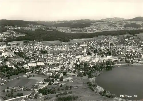AK / Ansichtskarte Pfaeffikon_ZH Fliegeraufnahme Pfaeffikon ZH