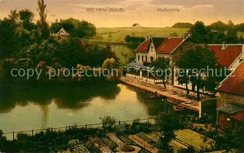 AK / Ansichtskarte Muelheim_Ruhr Walkmuehle Feldpost Muelheim Ruhr
