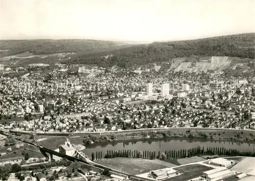 AK / Ansichtskarte Wettingen_AG Fliegeraufnahme Wettingen AG