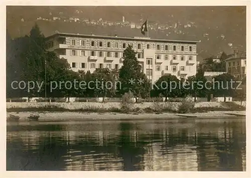 AK / Ansichtskarte Locarno_TI Hotel Reber au lac Locarno_TI