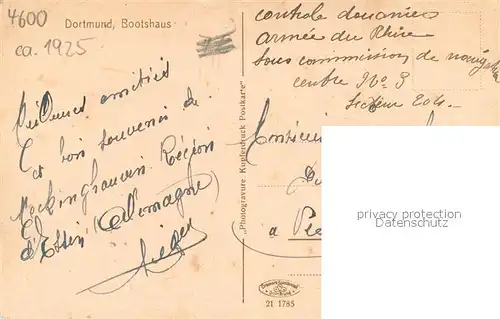 AK / Ansichtskarte Dortmund Bootshaus Dortmund