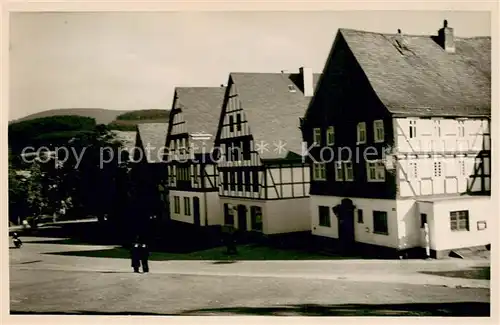 AK / Ansichtskarte Hilchenbach Fachwerkhaeuserreihe 