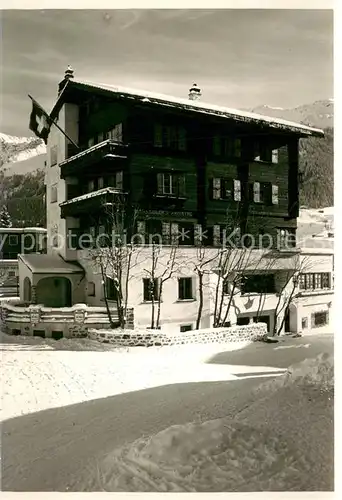 AK / Ansichtskarte Klosters_GR Bans Gulers Chesa Grischuna Klosters_GR