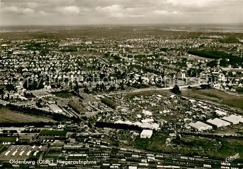 AK / Ansichtskarte Oldenburg_Niedersachsen Fliegeraufnahme Oldenburg Niedersachsen