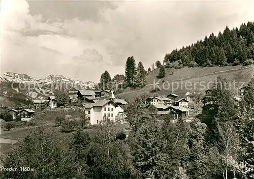 AK / Ansichtskarte Praden_GR Panorama 