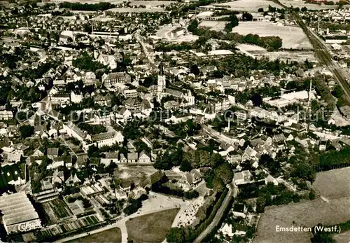 AK / Ansichtskarte Emsdetten Fliegeraufnahme Emsdetten