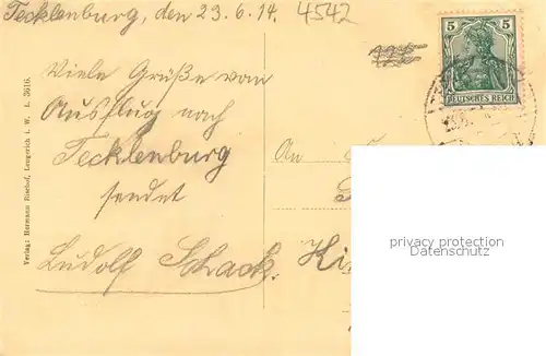 AK / Ansichtskarte Tecklenburg Burggraf und Staendehaus Tecklenburg