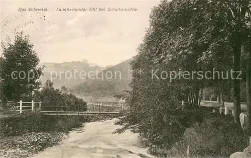 AK / Ansichtskarte Lauenscheiderohl Bruecke im Volmetal Lauenscheiderohl