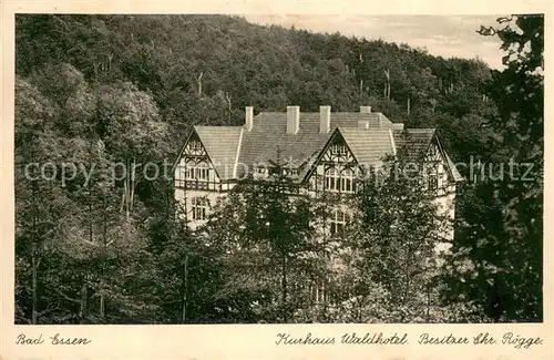 AK / Ansichtskarte Bad_Essen Kurhaus Waldhotel Aussenansicht Bad_Essen