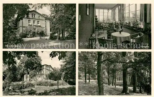 AK / Ansichtskarte Laggenbeck Erholungsheim d. westf. Frauenhilfe Innen und Aussen Laggenbeck