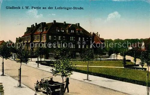 AK / Ansichtskarte Gladbeck Partie an der Lothringer Strasse Gladbeck