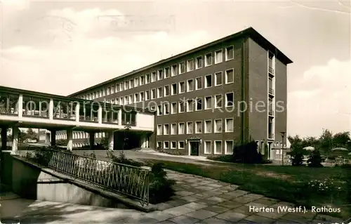 AK / Ansichtskarte Herten_Westfalen Rathaus Aussenansicht Herten_Westfalen