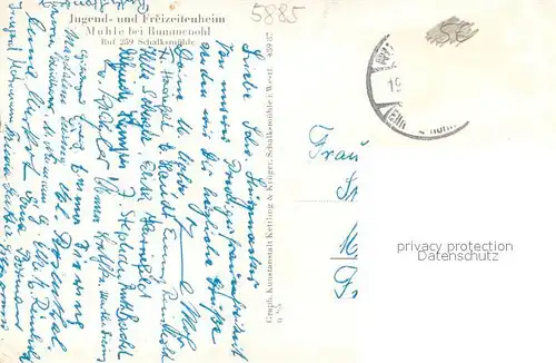 AK / Ansichtskarte Rummenohl Teilansicht m. Freizeitenheim Muehle Rummenohl