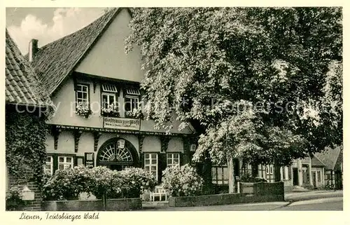 AK / Ansichtskarte Lienen_Westfalen Gasthaus Zur Post Lienen_Westfalen