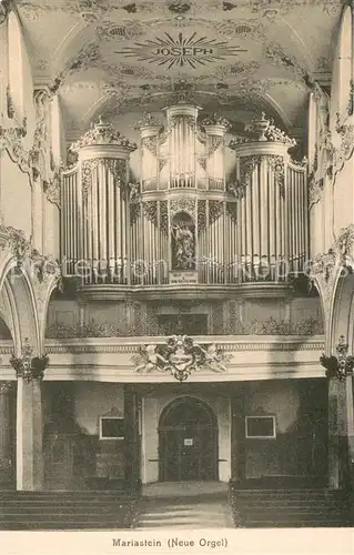 AK / Ansichtskarte Mariastein_SO Neue Orgel in der Klosterkirche Mariastein_SO