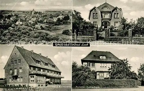AK / Ansichtskarte Bad_Laer Gesamtansicht Kinderheim Stertenbrink Haus Blomberg Pension Gottschalk Bad_Laer