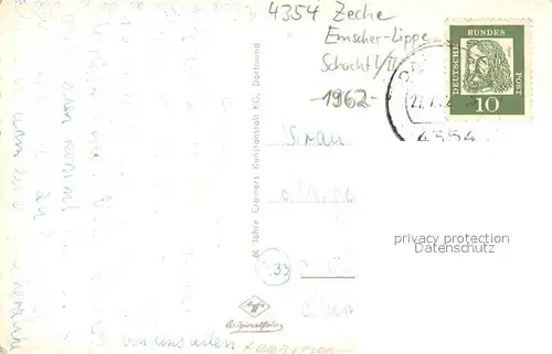 AK / Ansichtskarte Datteln Zeche emscher Lippe Schacht 1 2 Datteln