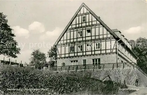 AK / Ansichtskarte Tecklenburg Jugenherberge Aussenansicht Fachwerkhaus Tecklenburg