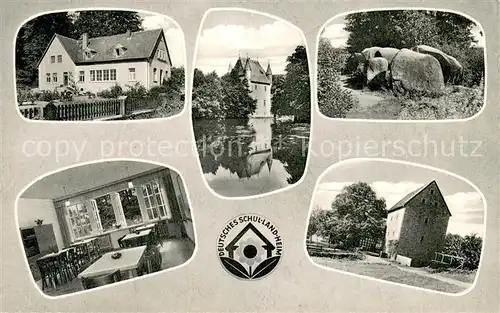 AK / Ansichtskarte Jeggen Teilansichten m. Schullandheim Ossenbrock Jeggen