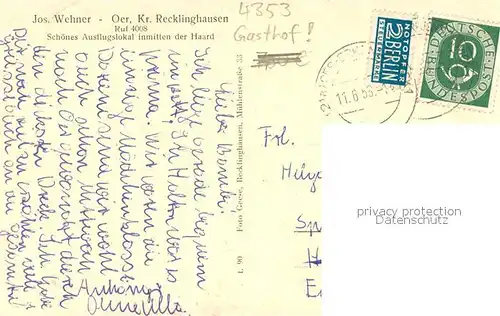 AK / Ansichtskarte Oer Haardschenke Muetter Wehner Aussenansicht Oer