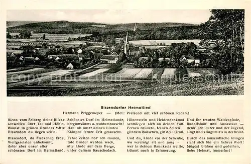 AK / Ansichtskarte Bissendorf_Osnabrueck Bissendorfer Heimatlied Bissendorf Osnabrueck