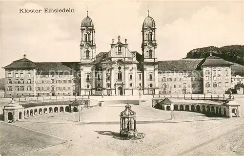 AK / Ansichtskarte Einsiedeln_SZ Kloster Einsiedeln SZ