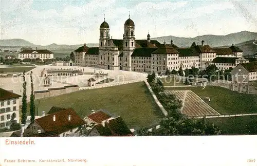 AK / Ansichtskarte Einsiedeln_SZ Kloster Einsiedeln SZ