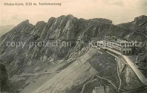 AK / Ansichtskarte Pilatus_Kulm_OW Berghotel Tomlishornweg 