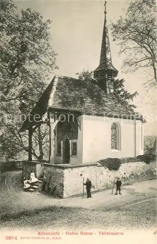 AK / Ansichtskarte Kuessnacht Hohle Gasse Tellskapelle Kuessnacht