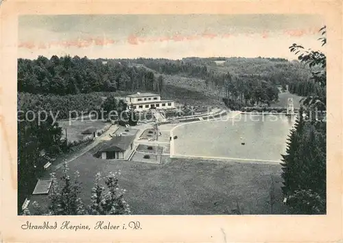 AK / Ansichtskarte Halver Strandbad Herpine Halver