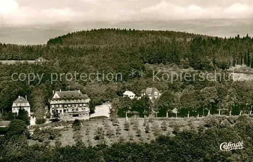 AK / Ansichtskarte Siegen_Westfalen Berghotel Roedgen Aussenansicht Siegen_Westfalen