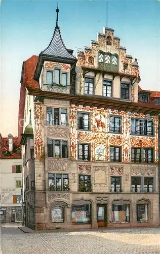 AK / Ansichtskarte Luzern__LU Altstadt Dornacherhaus Historisches Gebaeude 