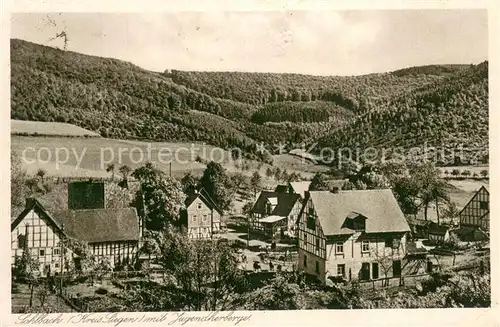 AK / Ansichtskarte Sohlbach_Siegen Teilansicht mit Jugendherberge Fachwerkhaeuser Sohlbach Siegen