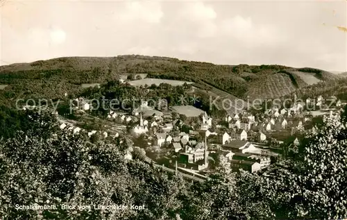 AK / Ansichtskarte Schalksmuehle Gesamtansicht vom Linscheider Kopf Schalksmuehle