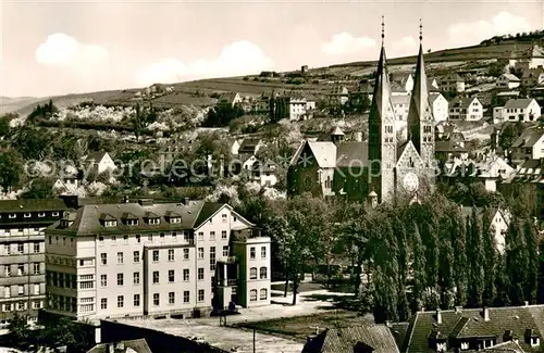 AK / Ansichtskarte Siegen_Westfalen Marienkrankenhaus und St. Michaelskirche Siegen_Westfalen