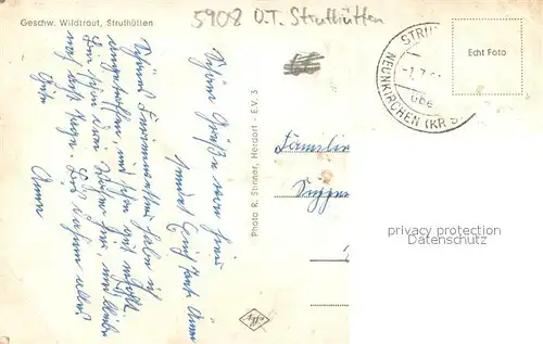 AK / Ansichtskarte Struthuetten Teilansicht Struthuetten