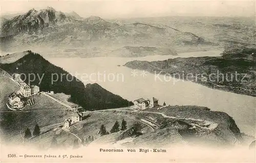 AK / Ansichtskarte Rigi_Kulm Panorama Vierwaldstaettersee Alpen Rigi_Kulm