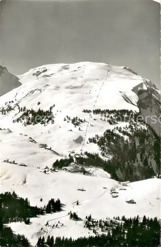 AK / Ansichtskarte Stoos_SZ Skigebiet mit Frohnalpstock Skilift Schwyzer Alpen Stoos_SZ