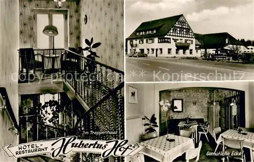 AK / Ansichtskarte Valbert Hotel Restaurant Hubertus Hof Innen und Aussen Valbert
