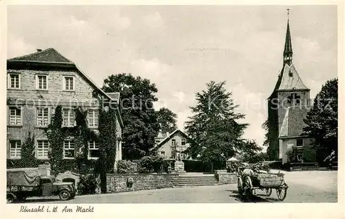 AK / Ansichtskarte Roensahl Am Markt LKW Roensahl