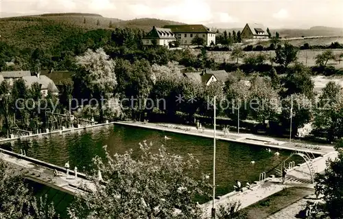 AK / Ansichtskarte Burbach_Siegerland Freibad Burbach_Siegerland