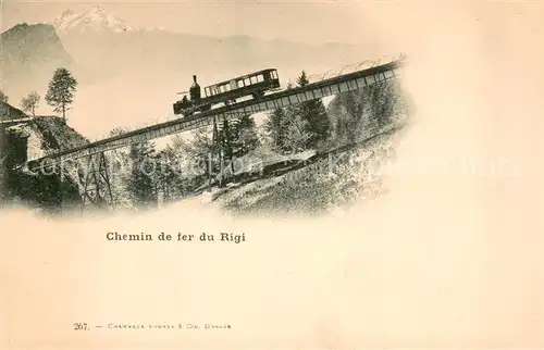 AK / Ansichtskarte Vitznau_Witznau_Vierwaldstaettersee_LU Chemin de fer du Rigi Rigibahn 