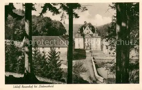 AK / Ansichtskarte Luedenscheid Schloss Neuenhof Luedenscheid