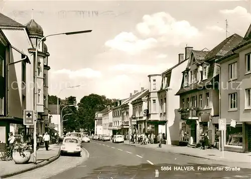 AK / Ansichtskarte Halver Frankfurter Strasse m. Geschaeften Halver